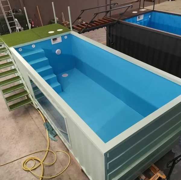 Shipping Heating Container Pool 30Ft Shipping Container Swimming Pools – MIDWEST SHIPPING CONTAINERS LLC